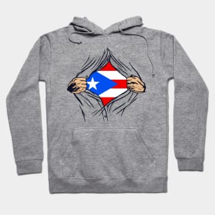 Proud Puerto Rico Flag, Puerto Rico gift heritage, Puerto Rican girl Boy Friend Boricua Puertoriqueño Hoodie